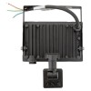 Прожектор светодиодный СДО-3004 50Вт 6500К IP54 с инфракрасным датчиком движения EKF FLL-3004-50D-65