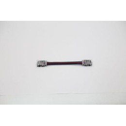 Разъем двойной 4PIN с проводом для LED ленты RGB 10мм (соединение 2х лент) VARTON V4-R0-70.0024.STR-