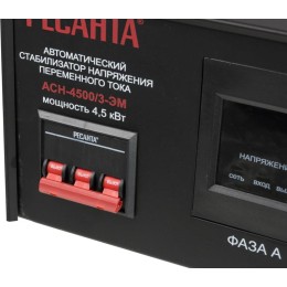 Стабилизатор напряжения АСН-4500/3 3ф 4.5кВт IP20 электромех. Ресанта 63/4/2