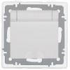 Розетка 1-м СП Accent 6-209-01 16А IP44 250В 2P+E Schuko с крышкой защ. штор. AL/CU бел. Intro Б0063