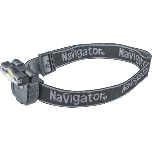Фонарь аккумуляторный налобный 93 190 NPT-H27-ACCU 1COB LED 3Вт 1 режим аккум. Li-pol 0.5А.ч NAVIGAT