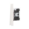 Выключатель 1-кл. СП STRONG MIELE 10А с подсветкой жемчуг Kranz KR-78-0713-4