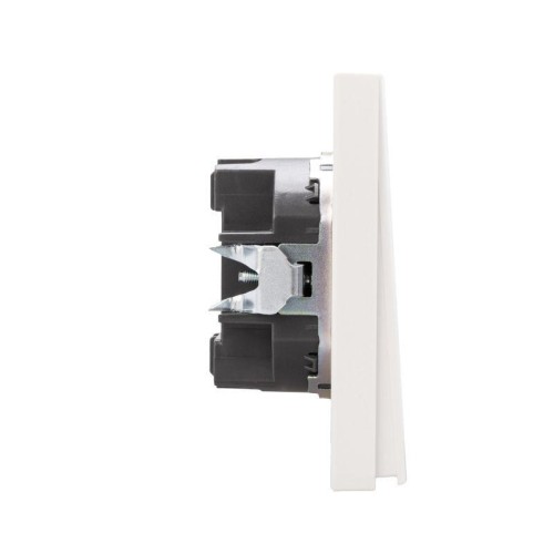 Выключатель 1-кл. СП STRONG MIELE 10А с подсветкой жемчуг Kranz KR-78-0713-4
