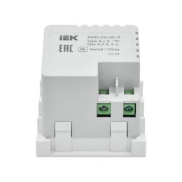 Розетка USB A+C 2 мод. РКЮ-25-40-П 5В 4.2А бел. PRIMER IEK PR-KK40D-RU-0-2-AC-K01