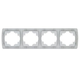 Рамка 4-м СП Мадрид горизонт. бел. EKF EIM-G-304-10