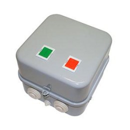 Пускатель ПМ12-063161 У3 В 63А кат. 220В AC 2НО+2НЗ IP40 без реле в корпусе с кнопками ПУСК + СТОП Э
