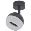 Светильник 4011 GX53 настенно-потолочный черн. IEK LT-USB0-4011-GX53-1-K02
