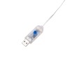 Гирлянда светодиодный занавес из росы с фигурами звезд IP20 USB + пульт управления тепл. бел. Neon-N