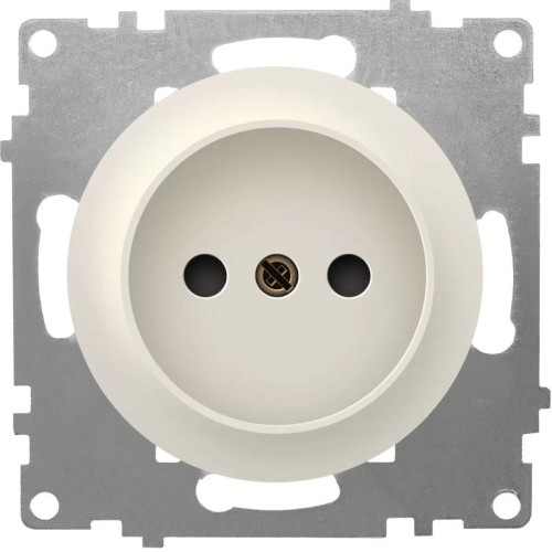 Розетка 1-м СП Florence 16А IP20 без заземл. винтов. клеммы механизм беж. (1E10301301) OneKeyElectro