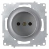 Розетка 1-м СП Florence 16А IP20 без заземл. винтов. клеммы механизм сер. (1E10301302) OneKeyElectro