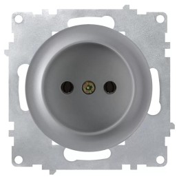 Розетка 1-м СП Florence 16А IP20 без заземл. винтов. клеммы механизм сер. (1E10301302) OneKeyElectro