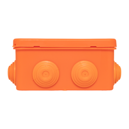 Коробка огнестойкая E45 100х100х50мм IP55 с клеммниками 7 полюсов 0.5-6кв.мм HF EKF plc-kmfr-100-706