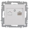 Розетка компьютерная 1-м СП Accent 6-303-01 RJ45 IP20 бел. Intro Б0063624