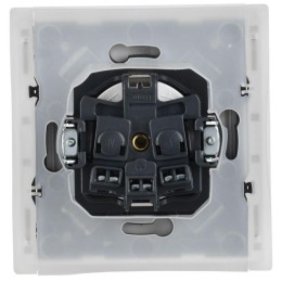 Розетка СП FORTE&PIANO 16А IP44 FP421 с заземл. защ. шторки с крышкой винт. крепл. ваниль IEK FP-R16