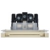 Розетка СП FORTE&PIANO 16А IP44 FP421 с заземл. защ. шторки с крышкой винт. крепл. ваниль IEK FP-R16