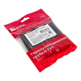 Набор трубок термоусадочных ТУТк клеевые нг черн. (3/1; 4.8/1.6; 6/2; 9/3; 12/4) по 100мм PROxima EK