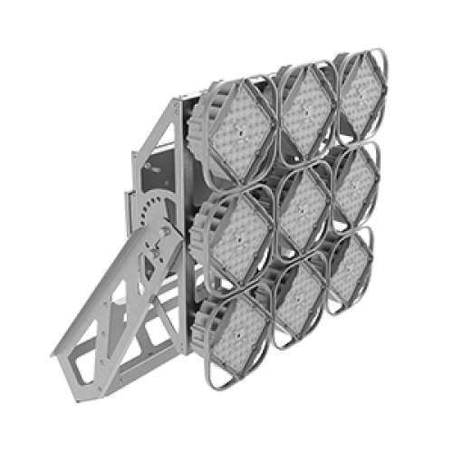Прожектор светодиодный AirQub Sport 640Вт 4000К 10град. диммер DALI VARTON V1-P1-703X3-04D27-6564040