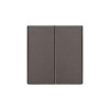 Выключатель 2-кл. СП STRONG MIELE 10А графит Kranz KR-78-0706-6