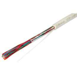 Кабель витая пара UTP (U/UTP) кат.3 10 пар 24 AWG ОЖ solid PVC нг(А)-LS Cabeus 7274c