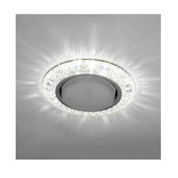Светильник Emilia LED 53 2 70 декор. огран. полимер. со светодиод. подсвет. GX53 прозр. ИТАЛМАК IT86