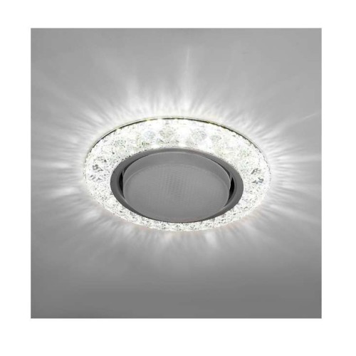 Светильник Emilia LED 53 2 70 декор. огран. полимер. со светодиод. подсвет. GX53 прозр. ИТАЛМАК IT86