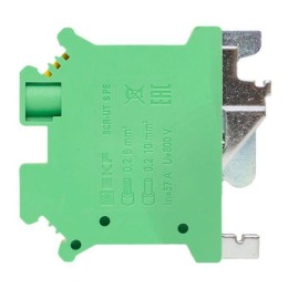 Колодка клеммная винтовая 6 UT земля EKF scr-ut-6-pe