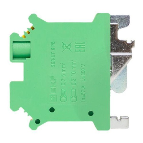 Колодка клеммная винтовая 6 UT земля EKF scr-ut-6-pe