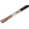 Кабель витая пара UTP (U/UTP) кат.3 25 пар 24 AWG ОЖ solid для внешн. прокладки UV PE Cabeus 7280c