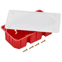Коробка распаячная СП 172х96х45 IP20 КМ41006 (с саморезами с крышкой) IEK UKT11-172-096-045