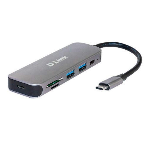 Концентратор DUB-2325/A1A с 2 портами USB 3.0 1 портом USB Type-C D-Link 1746196