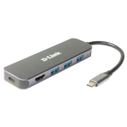 Док-станция DUB-2333/A1A с разъемом USB Type-C 3 портами USB 3.0 1 портом USB Type-C D-Link 1861475