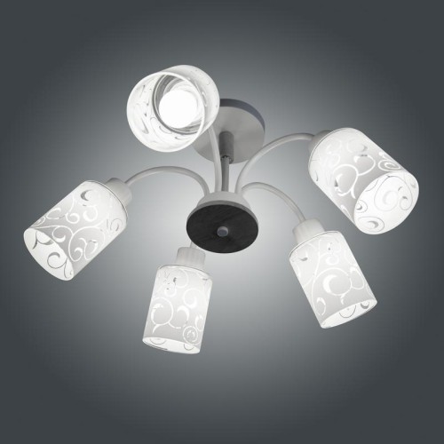 Светильник "Колорит/5-А" (плафон 8185) НСБ 01-5х60-128 Е27 ИУ Элетех 1005404381