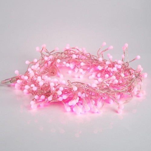 Гирлянда светодиодная "Мишура LED" 3м 288LED роз. 18Вт 220-240В IP20 провод ПВХ прозр. Neon-Night 30