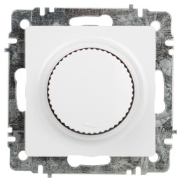 Светорегулятор поворотный СП Accent 6-401-01 600Вт 230В IP20 бел. Intro Б0063668