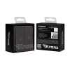 Выключатель для жалюзи 2-кл. СП STRONG MIELE 10А возвратный графит Kranz KR-78-0711-6