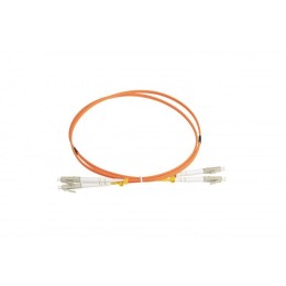Патч-корд FC-D2-50-LC/PR-LC/PR-H-1M-LSZH-OR волоконно-оптический (шнур) MM 50/125 LC-LC 2мм duplex L