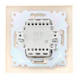 Выключатель 3-кл. СП Валенсия 10А крем. PROxima EKF EWV10-024-20