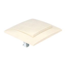 Выключатель 3-кл. СП Валенсия 10А крем. PROxima EKF EWV10-024-20