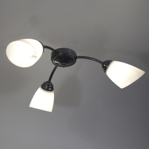 Светильник "Китти" 131 (плафон П0475) НПБ 01-3х60-194 Е27 ИУ хром Элетех 1005404451