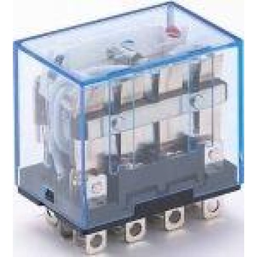 Реле промежуточное ПР-102 10А 24В DC 4 конт. с LED-индикацией DEKraft 23213DEK
