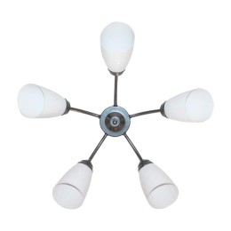 Светильник "Китти" 151 (плафон П0475) НПБ 01-5х60-134 Е27 ИУ хром Элетех 1005404453