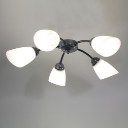 Светильник "Китти" 151 (плафон П0475) НПБ 01-5х60-134 Е27 ИУ хром Элетех 1005404453