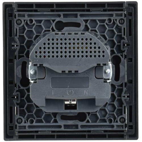 Розетка FORTE&PIANO FP345 16А USB A+A 3.1А с заземл. защ. шторки винт. крепл. сер. IEK FP-R14-16-U21
