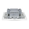 Выключатель 2-кл. СП Минск 10А IP20 с индикатором бел. Basic EKF ERV10-123-10
