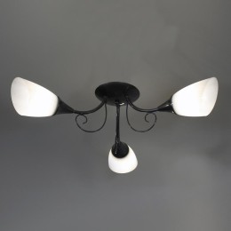 Светильник "Веста" 131 (плафон П0477) НПБ 01-3х60-175 Е27 ИУ хром Элетех 1005404463