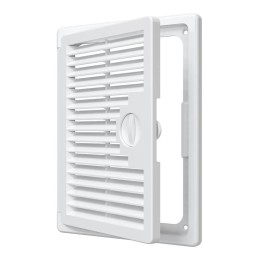 Люк-дверца Декофот ревизионная накладная 150х200мм с ручкой-задвижкой АБС бел. EVECS 1520ДФ