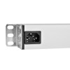 Блок розеток Rem-10 без шнура с выкл. 3 Sсhuko вход IEC 60320 C14 10А алюм. 10дюйм R-10-3S-V-220-Z R