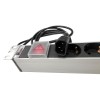 Блок розеток Rem-10 с выкл. 12 IEC 60320 C13 10А алюм. 19дюйм шнур 1.8м IEC 60320 C14 R-10-12C13-V-4