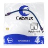 Патч-корд S/FTP кат.8 PC-SSTP-RJ45-Cat.8-0.3m-LSZH 2xRJ45/8p8c экранир. LSZH (40G 2000 MHz) 0.3м син