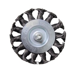 Щетка для дрели плоская крученая 75мм Вихрь 73/1/3/47